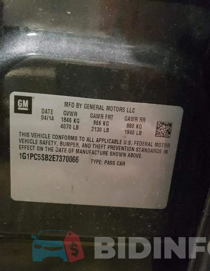 1G1PC5SB2E7370066 Photo# 12