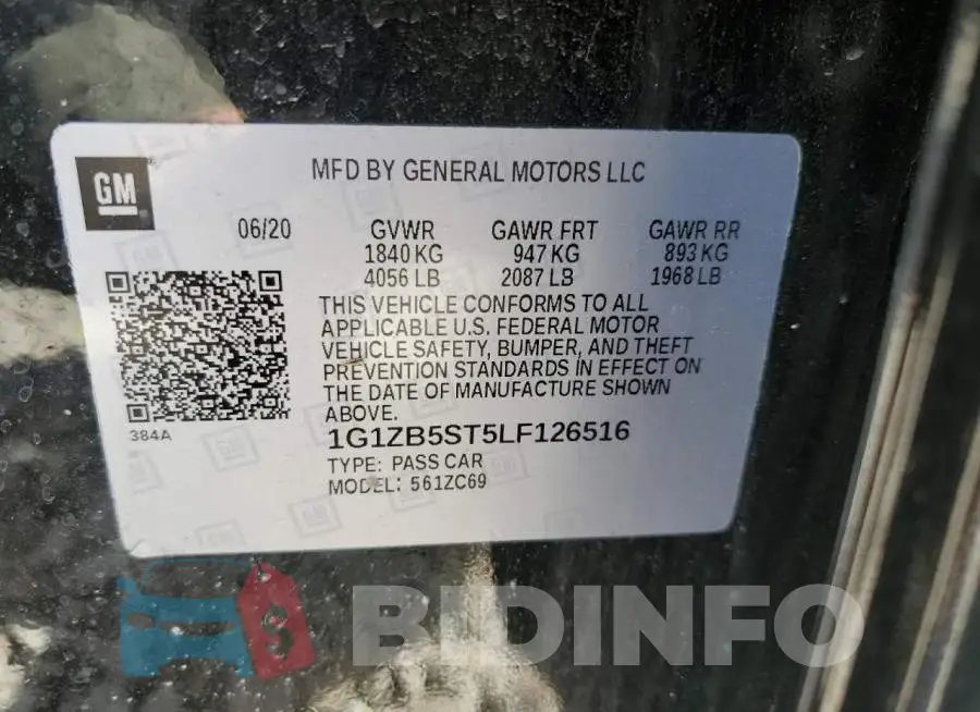 1G1ZB5ST5LF126516 Photo# 13