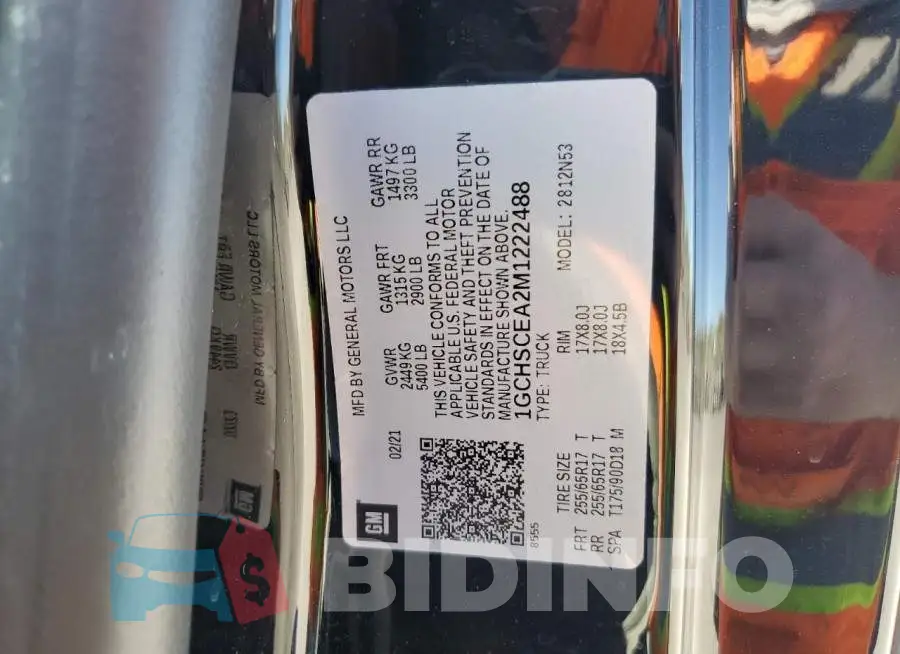 1GCHSCEA2M1222488 Photo# 12