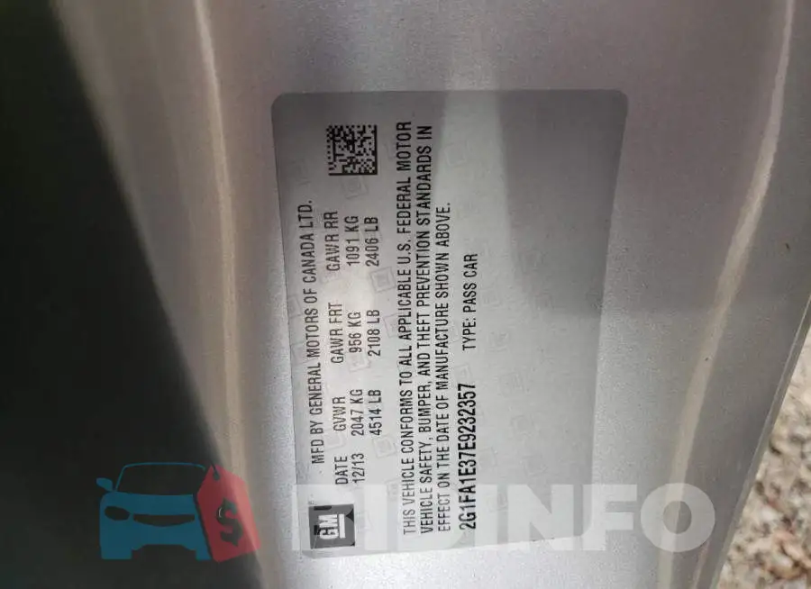 2G1FA1E37E9232357 Photo# 12