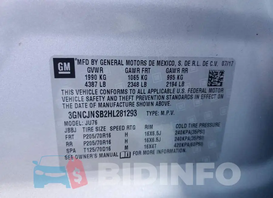 3GNCJNSB2HL281293 Photo# 12