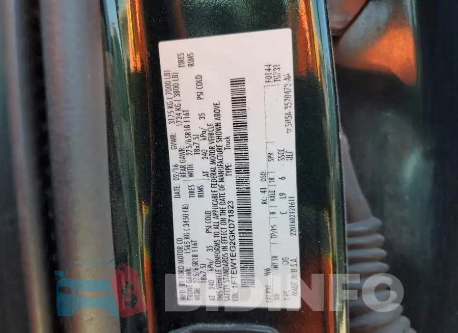 1FTEW1EG2GKD71823 Photo# 12