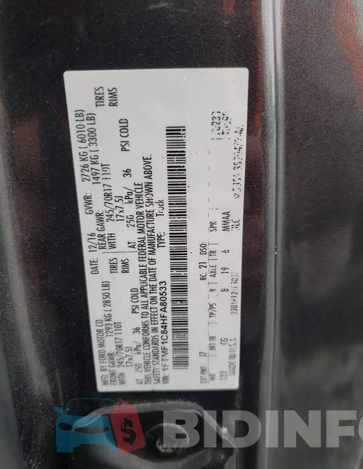 1FTMF1C84HFA80533 Photo# 12