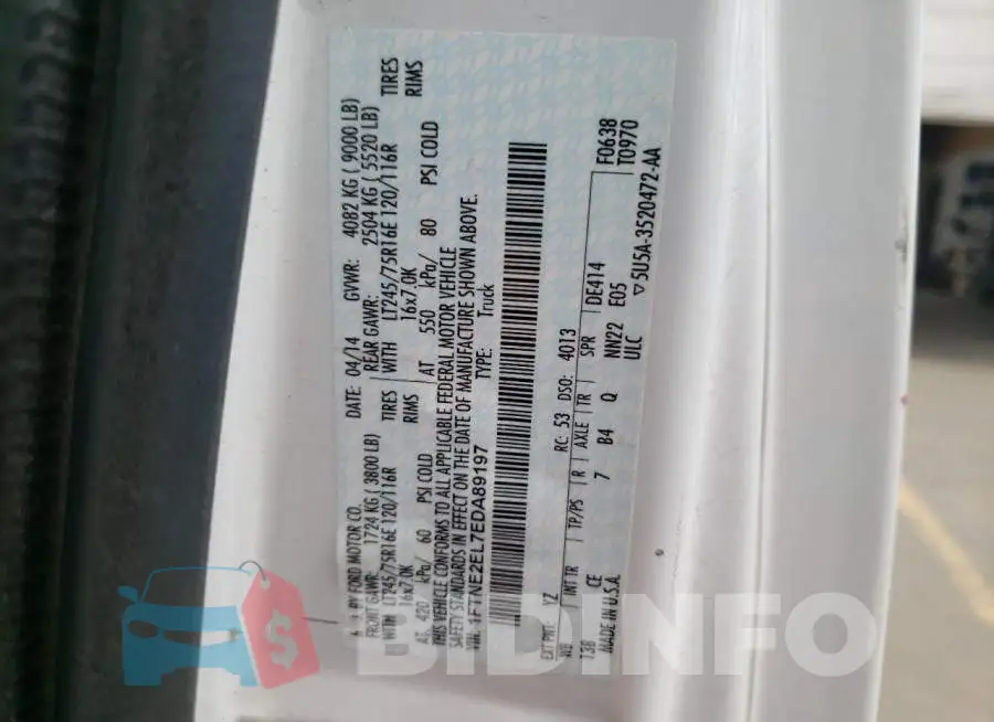 1FTNE2EL7EDA89197 Photo# 12