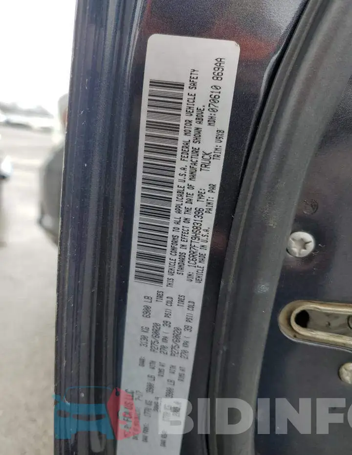 1C6RR7FT9HS831396 Photo# 12