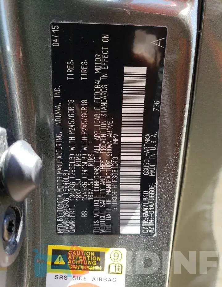 5TDKKRFH1FS081343 Photo# 12