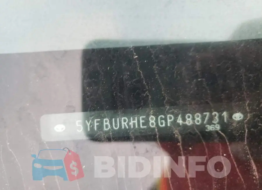 5YFBURHE8GP488731 Photo# 12