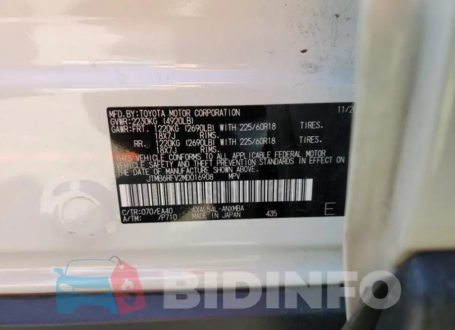 JTMB6RFV2MD016908 Photo# 14