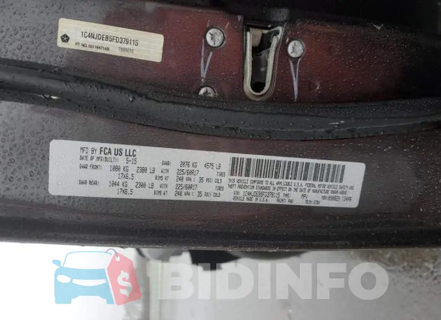 1C4NJDEB5FD379115 Photo# 14