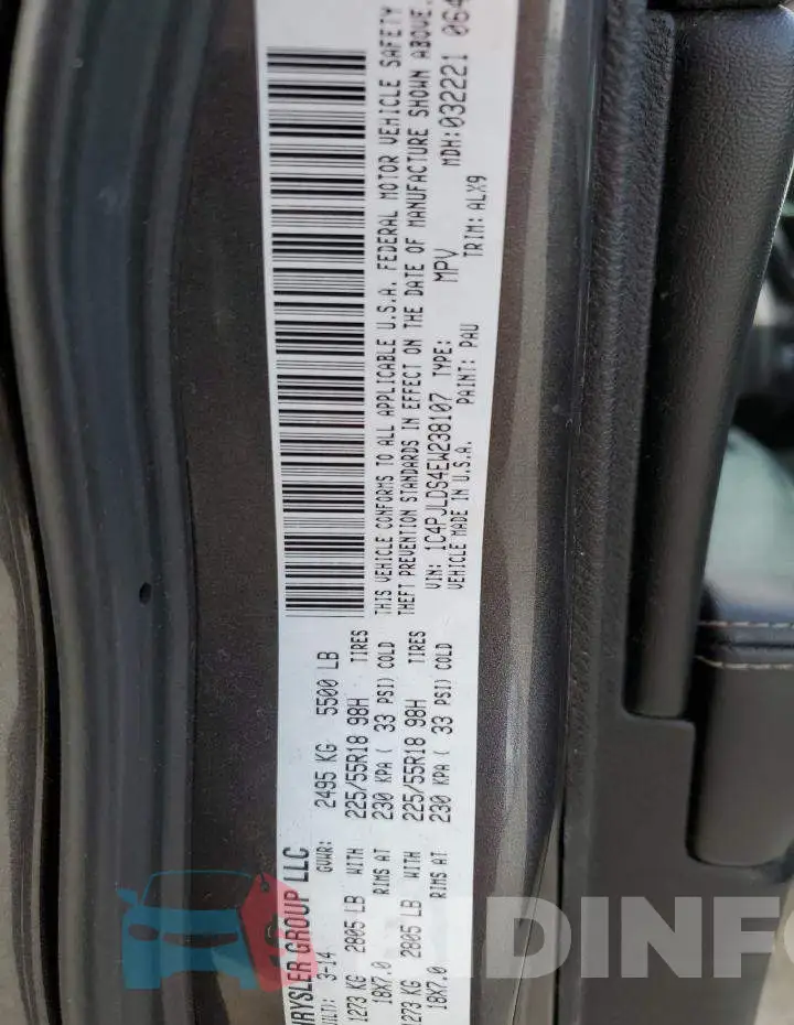 1C4PJLDS4EW238107 Photo# 13