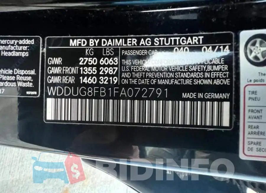 WDDUG8FB1FA072791 Photo# 15