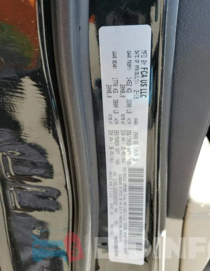 1C4RDJDG2KC692563 Photo# 14