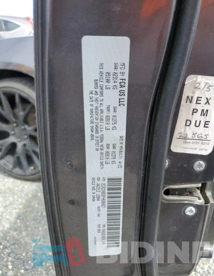 2C3CDXBG5FH836027 Photo# 12