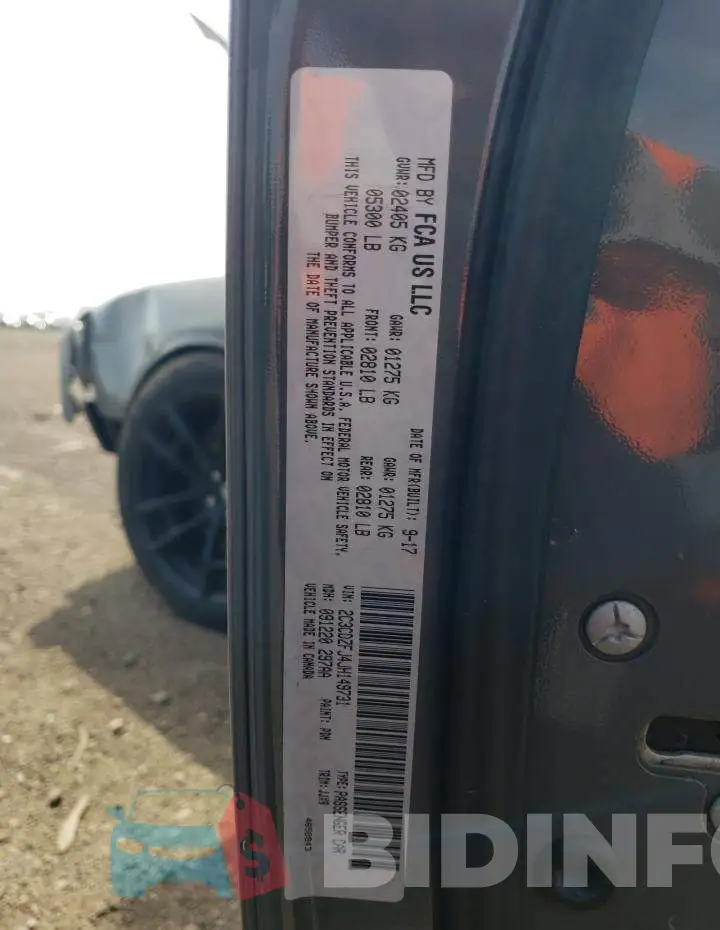 2C3CDZFJ4JH149731 Photo# 13