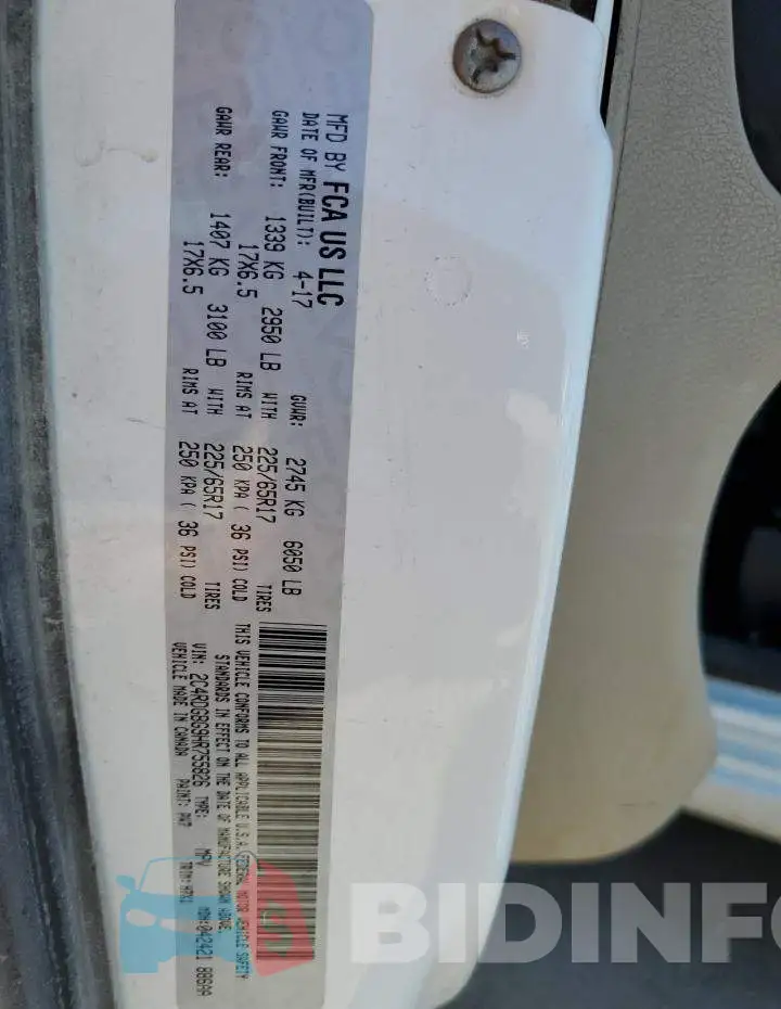 2C4RDGBG9HR755826 Photo# 13