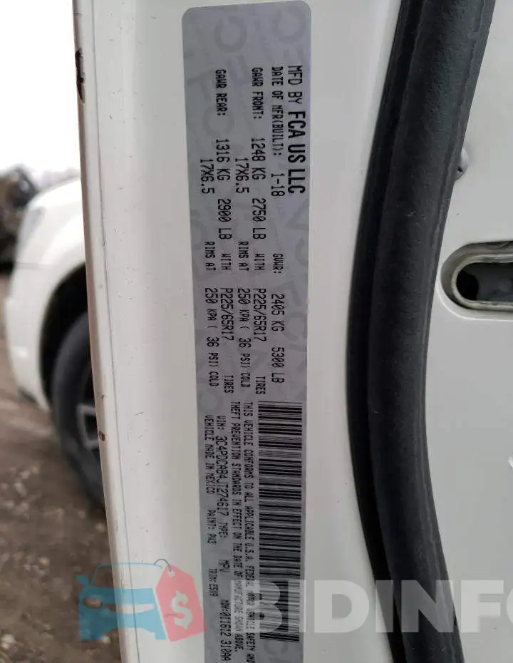 3C4PDCAB4JT274617 Photo# 12