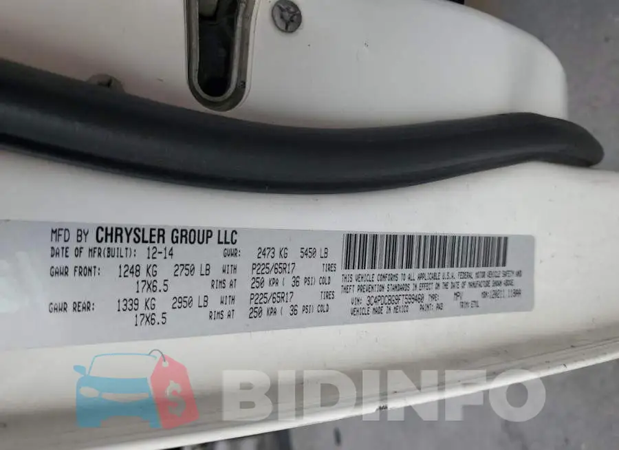 3C4PDCBG9FT599460 Photo# 14