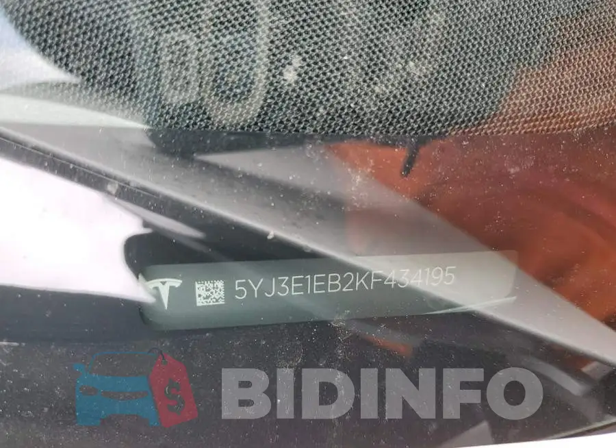 5YJ3E1EB2KF434195 Photo# 12