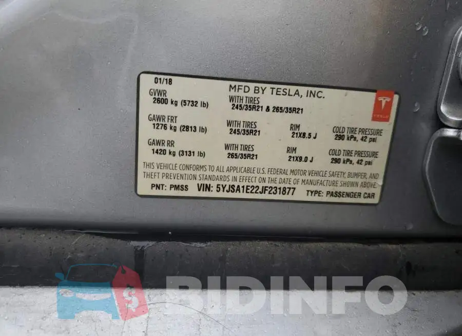 5YJSA1E22JF231877 Photo# 12
