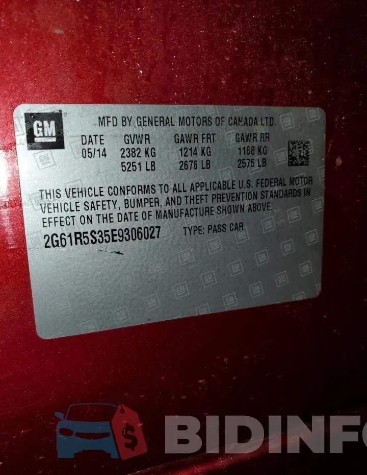 2G61R5S35E9306027 Photo# 12