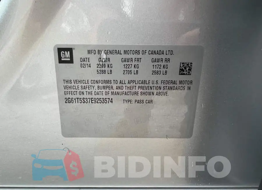 2G61T5S37E9253574 Photo# 10
