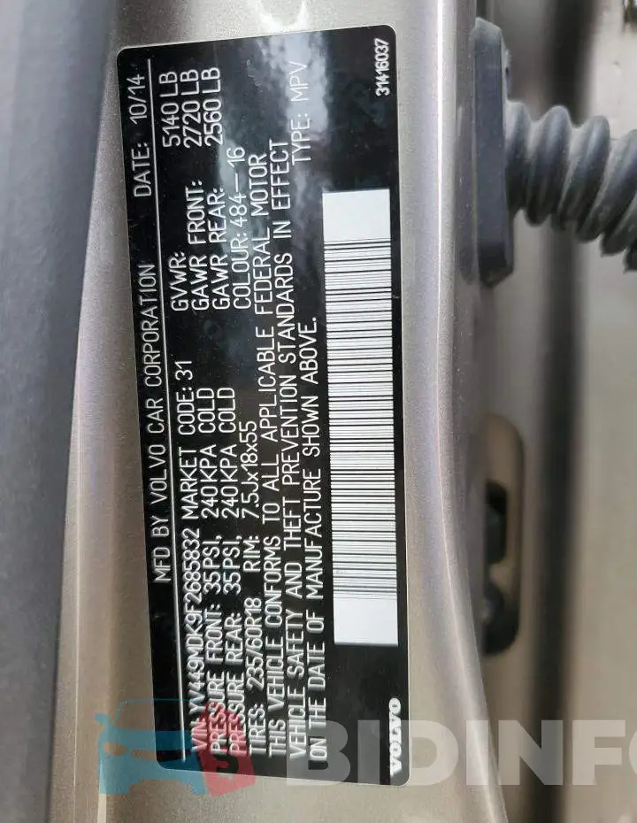 YV449MDK9F2685832 Photo# 13