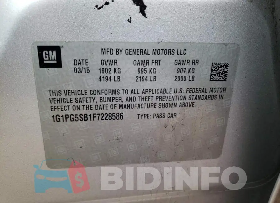 1G1PG5SB1F7228586 Photo# 12