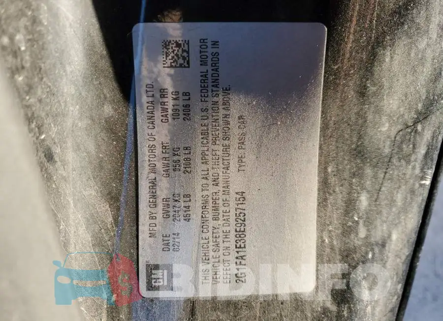 2G1FA1E38E9257154 Photo# 13