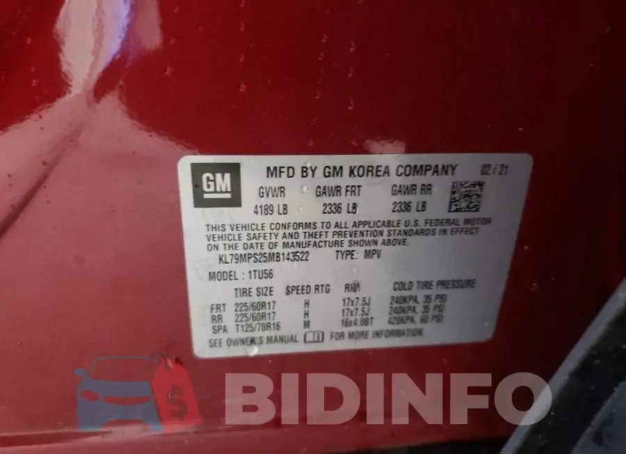 KL79MPS25MB143522 Photo# 13