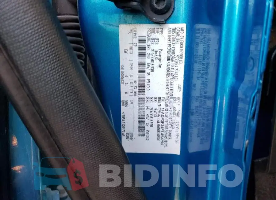 1FADP3F24EL403255 Photo# 12
