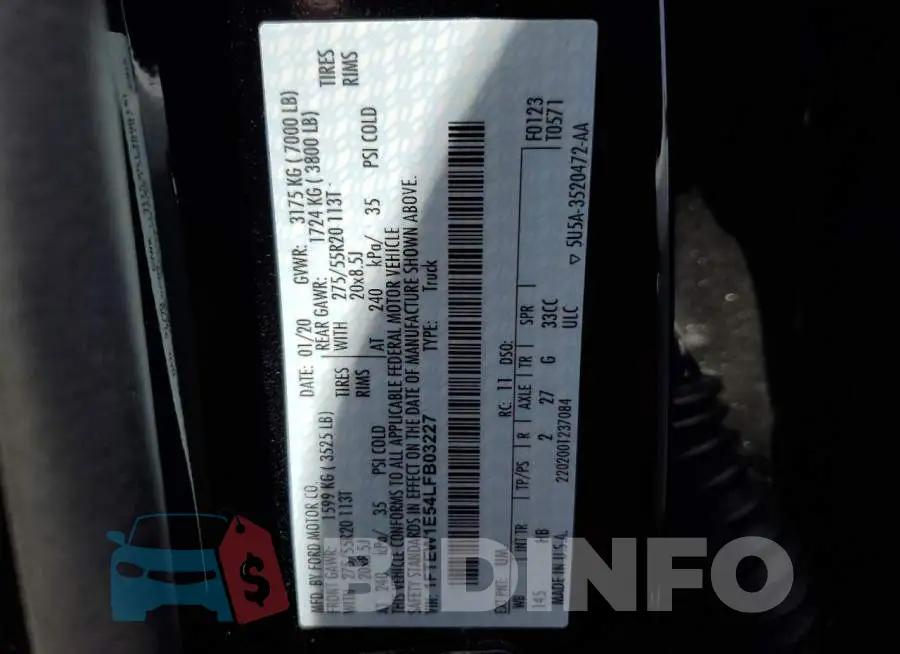 1FTEW1E54LFB03227 Photo# 12
