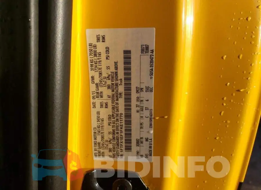 1FTFX1EF1FKE11770 Photo# 12