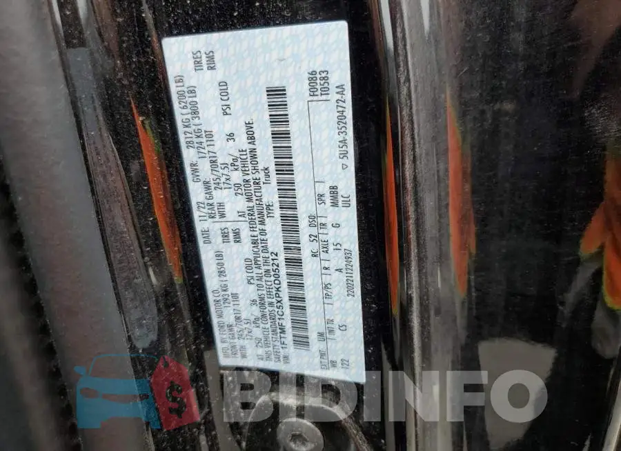 1FTMF1C5XPKD05212 Photo# 13