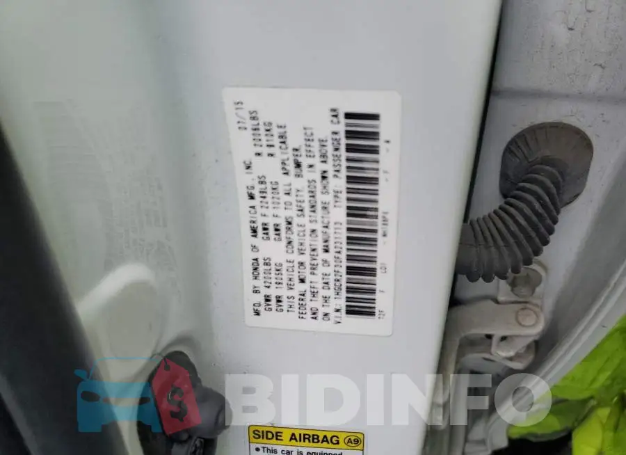 1HGCR2F30FA231713 Photo# 12