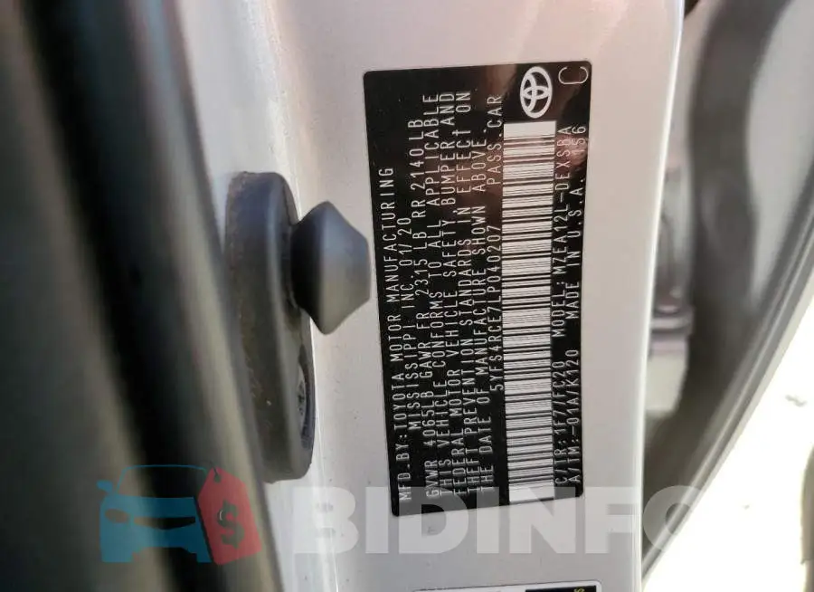 5YFS4RCE7LP040207 Photo# 12