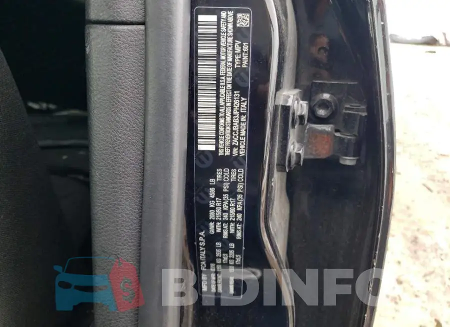 ZACCJBAB3JPH26131 Photo# 12