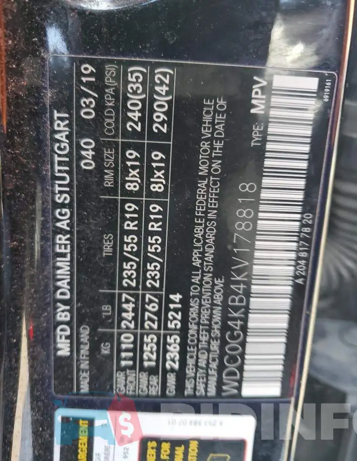 WDC0G4KB4KV178818 Photo# 12