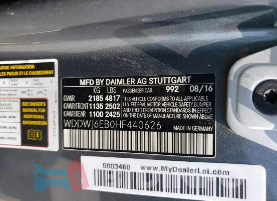 WDDWJ6EB0HF440626 Photo# 13
