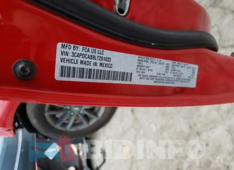 3C4PDCAB8LT261033 Photo# 14