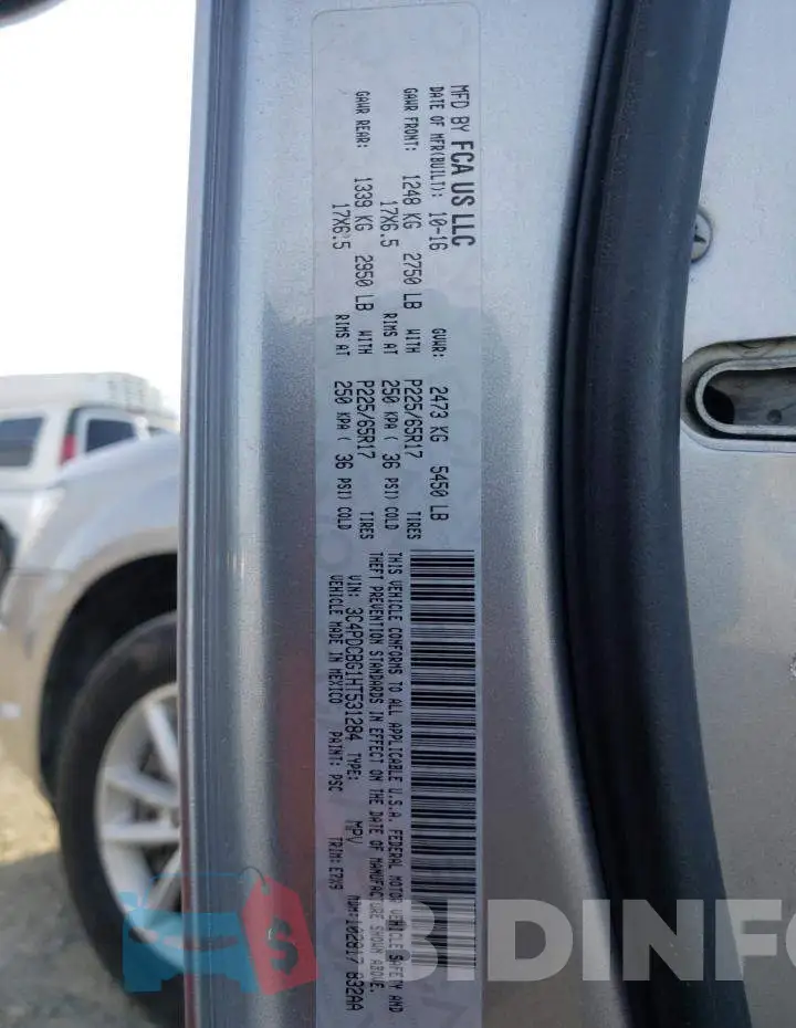 3C4PDCBG1HT531284 Photo# 13