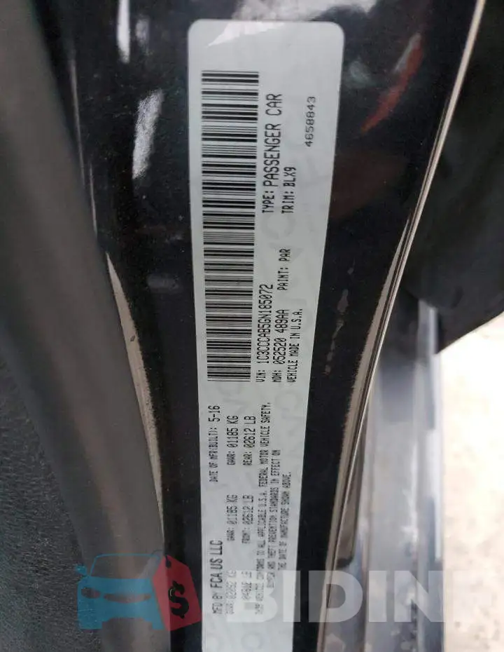 1C3CCCAB5GN185072 Photo# 12