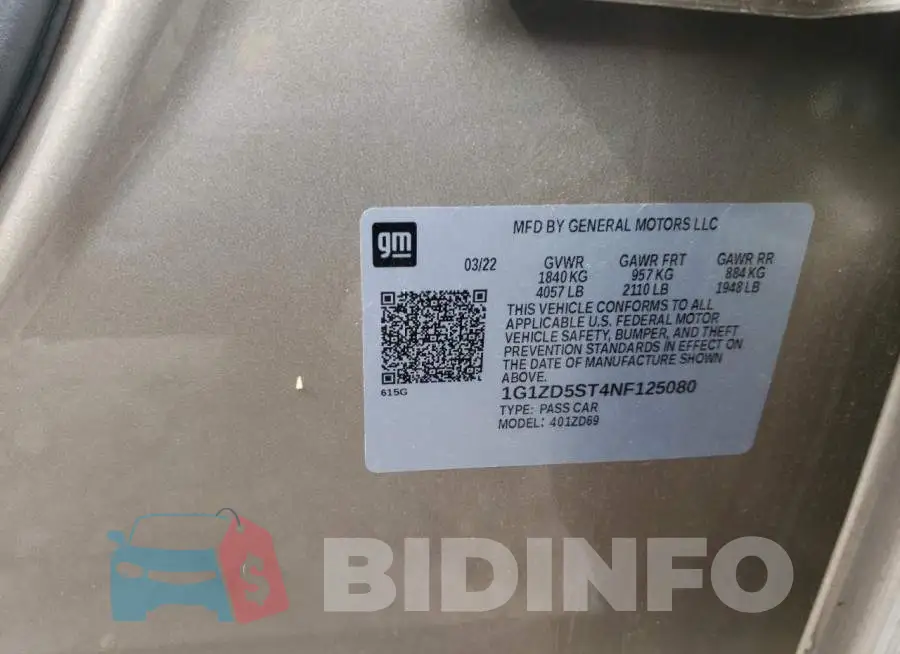 1G1ZD5ST4NF125080 Photo# 12
