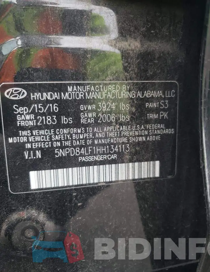 5NPD84LF1HH134113 Photo# 13
