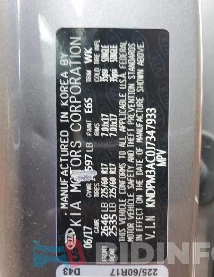 KNDPM3AC0J7347933 Photo# 13