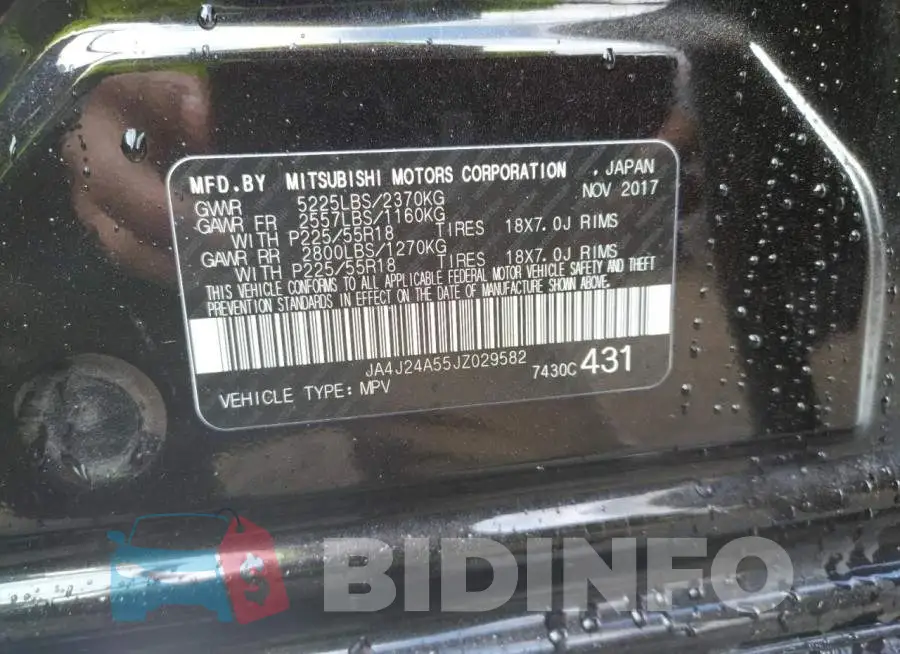 JA4J24A55JZ029582 Photo# 13
