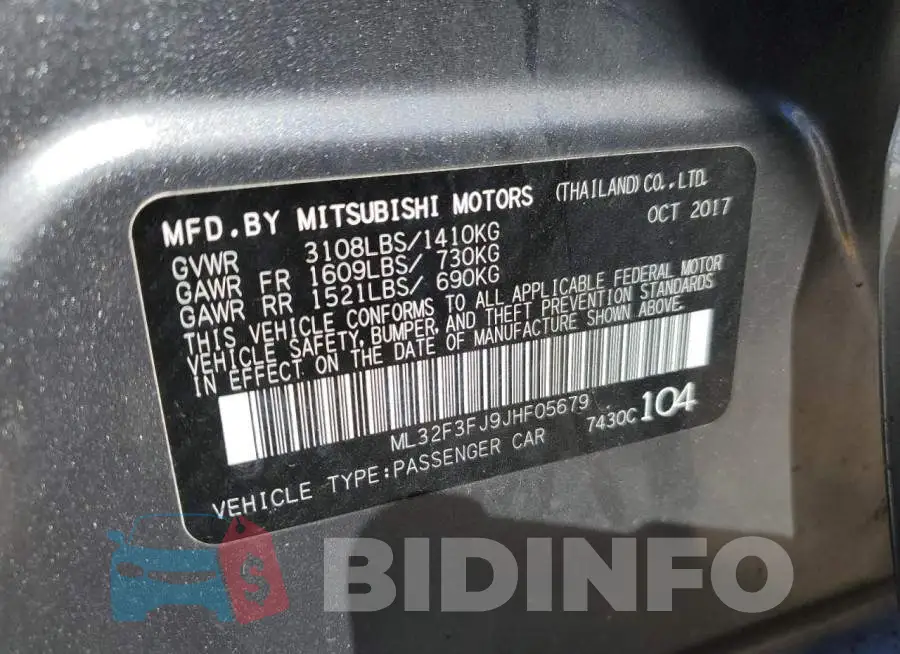 ML32F3FJ9JHF05679 Photo# 12