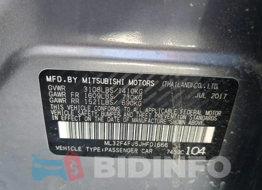ML32F4FJ5JHF01666 Photo# 12