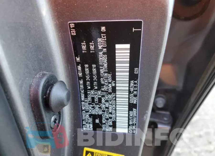 5TDBZRFH3KS974782 Photo# 14