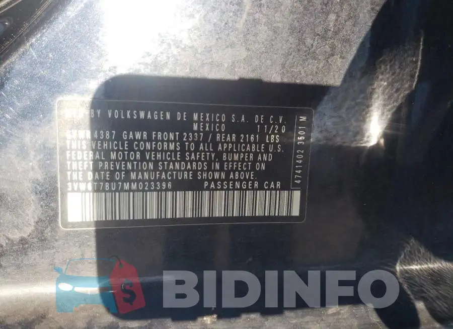 3VW6T7BU7MM023396 Photo# 12