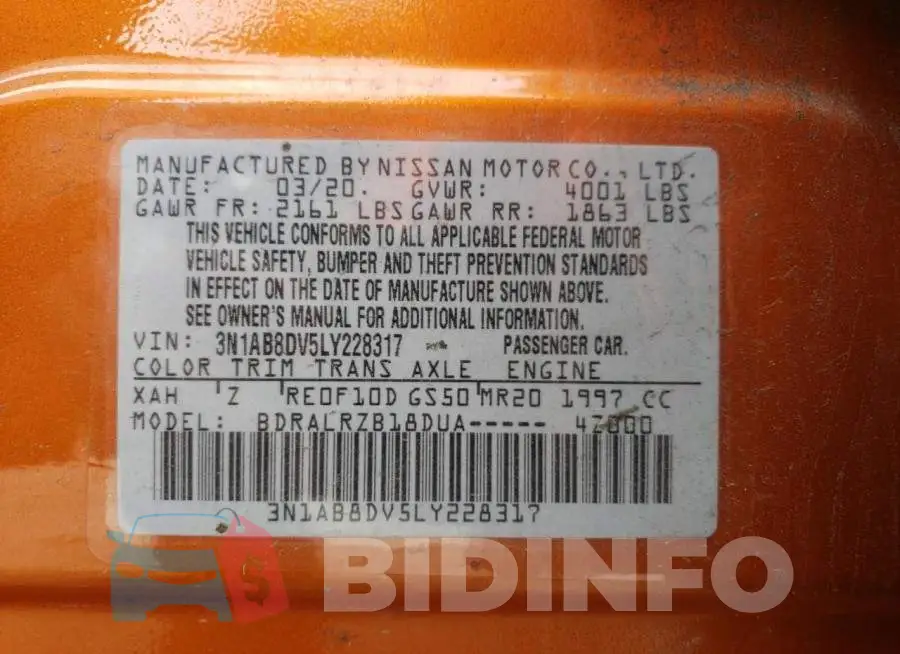 3N1AB8DV5LY228317 Photo# 12